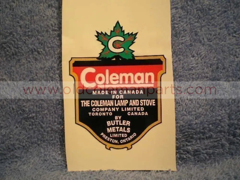 Coleman Torch Decal – Old Coleman Parts