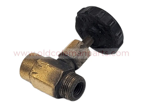Lamp Valve, Molded Wheel, Brass, Used - E1793
