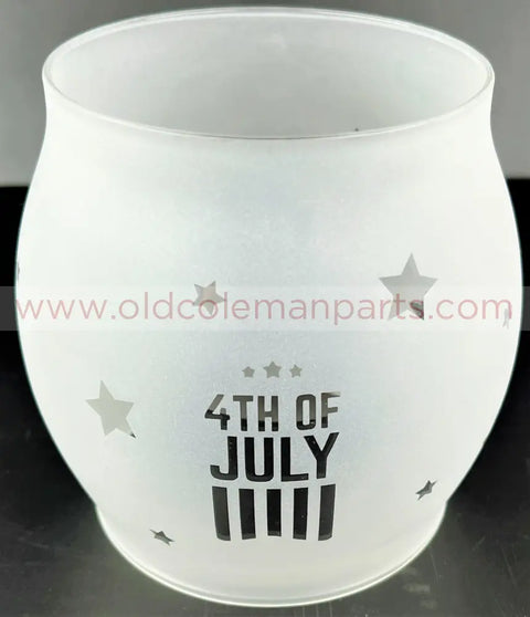 200A Globe, Frosted 4th of July -