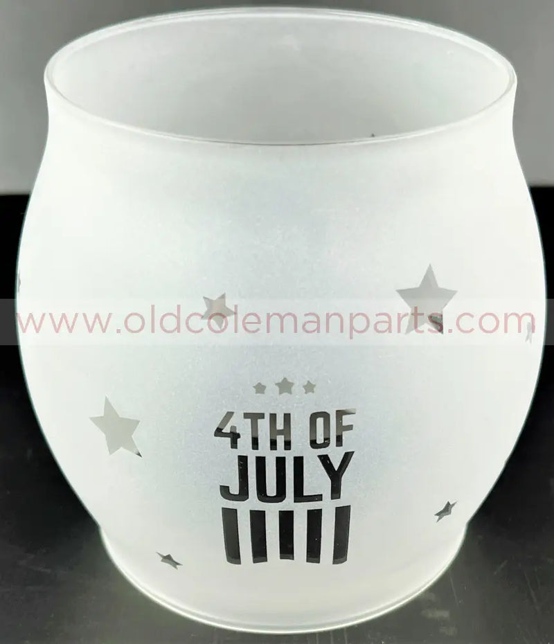 200A Globe, Frosted 4th of July -