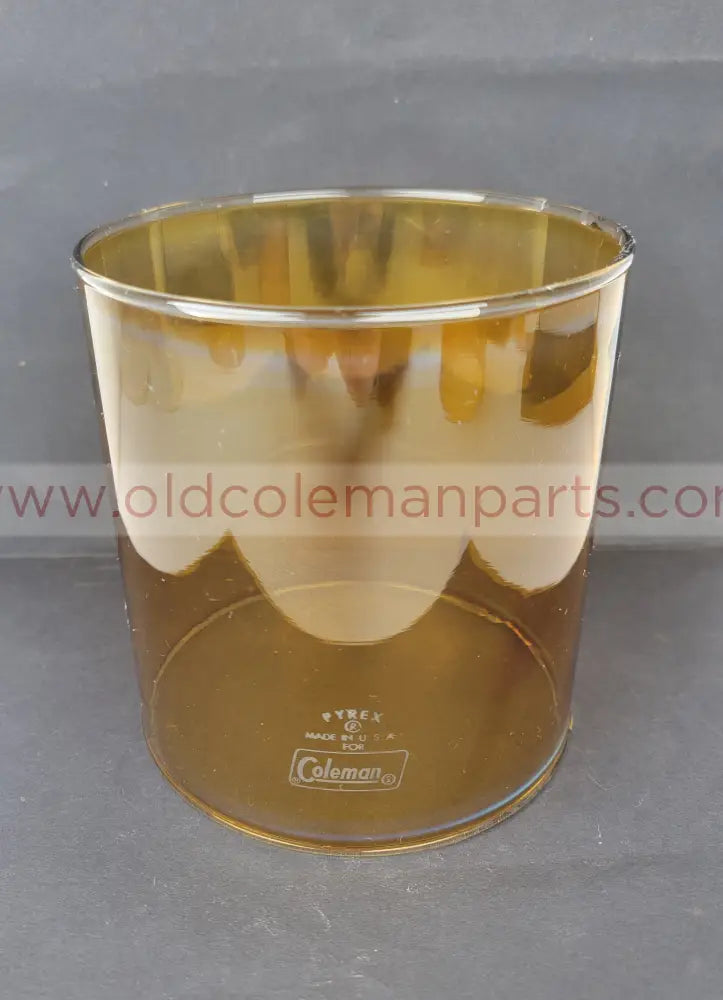 220 Amber Pyrex Globe USA - G157