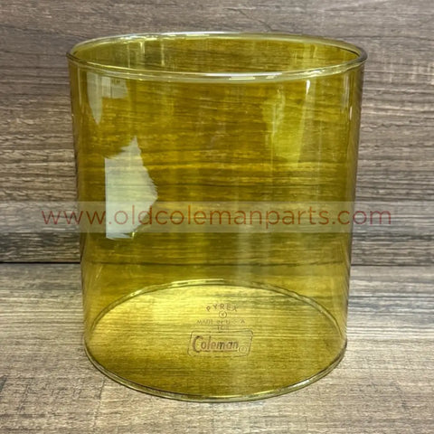 220 Amber,USA Red Letter, Pyrex Globe - G107
