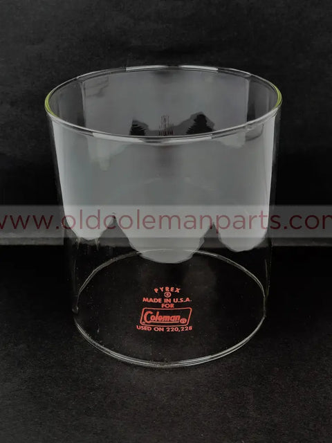 220 Red Logo, Pyrex Globe, USA - G145