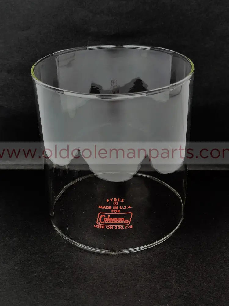 220 Red Logo, Pyrex Globe, USA - G145