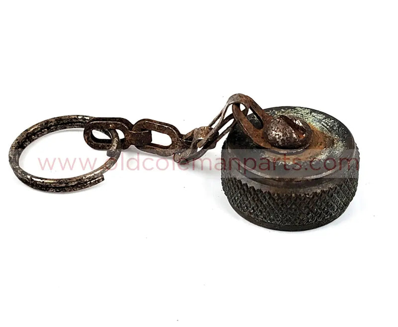 252 Filler Cap and Chain, Used - E1591