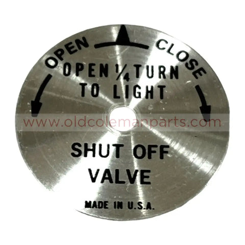 502 Stove Direction Disk, New Style, Used - E1583