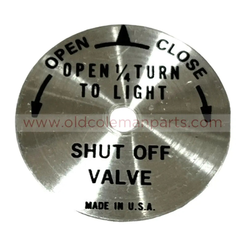 502 Stove Direction Disk, New Style, Used - E1583