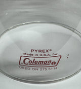Used USA-Made Pyrex Red Letter Globe for Coleman 275 & 621 Lanterns - G167