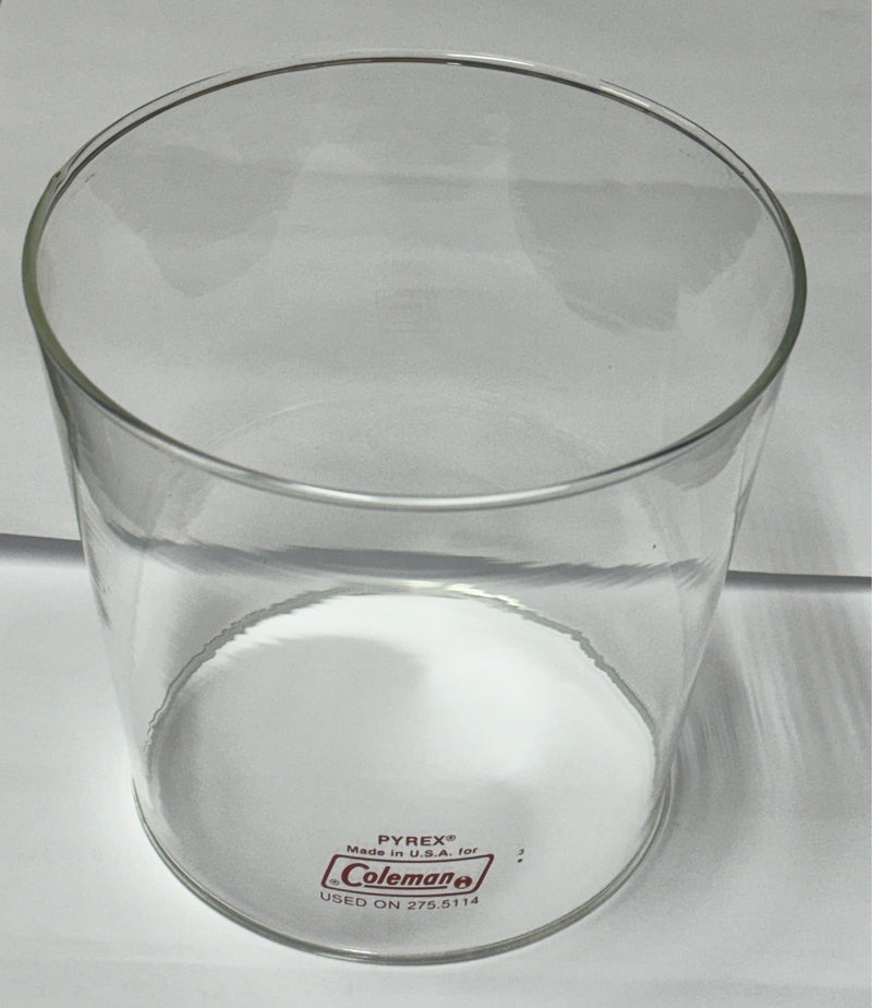 Used USA-Made Pyrex Red Letter Globe for Coleman 275 & 621 Lanterns - G167