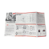 Used Original Coleman 5114B Propane Lantern Instructions - E1562