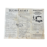 Used Original Coleman Model 609 Iron Instructions - E1672