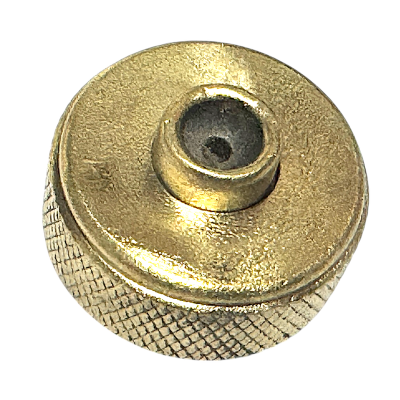 Used Leacock Brass Female Fuel Cap for Manual-Pump Founts - E1201