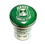 Complete Used HANDY Campers’ Brass Stove with Original Tin