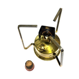 Complete Used HANDY Campers’ Brass Stove with Original Tin