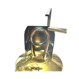 Complete Used HANDY Campers’ Brass Stove with Original Tin