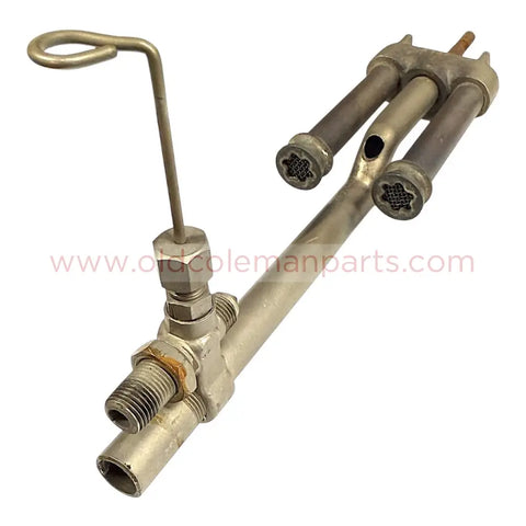 Burner Assembly, Nickel Plated, 2 Piece Air Tube, NOS - E1441