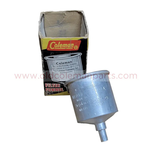 Coleman No. 0 Funnel with Box and Filter - E1252 – Old Coleman Parts