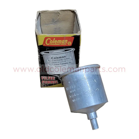 Coleman No. 0 Funnel with Box and Filter - E1252