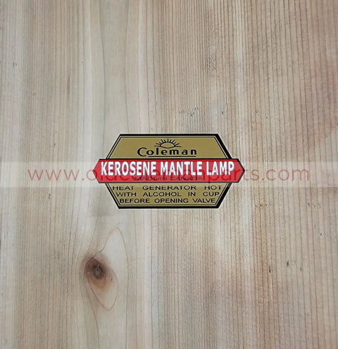 Decal - Fits 169 Lamp - D53