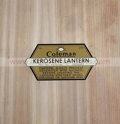 Decal - Fits 234 Lanterns - D67