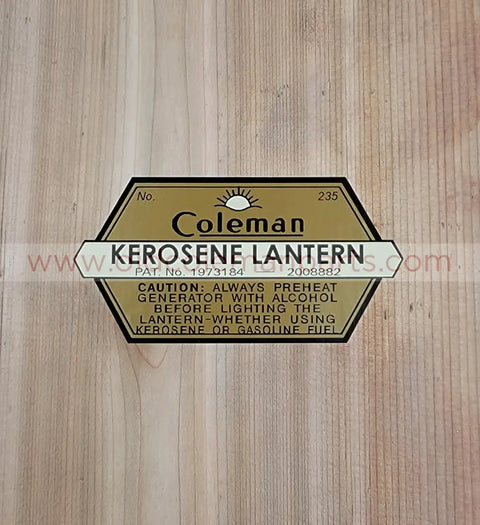 Decal - Fits 235 Lanterns - D63