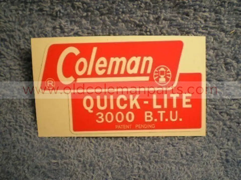 Decal Heater 3,000 BTU