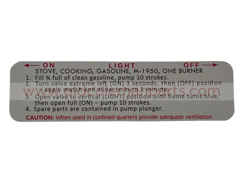 Decal M1950, Rogers Made in 1951-52 Silver - D104