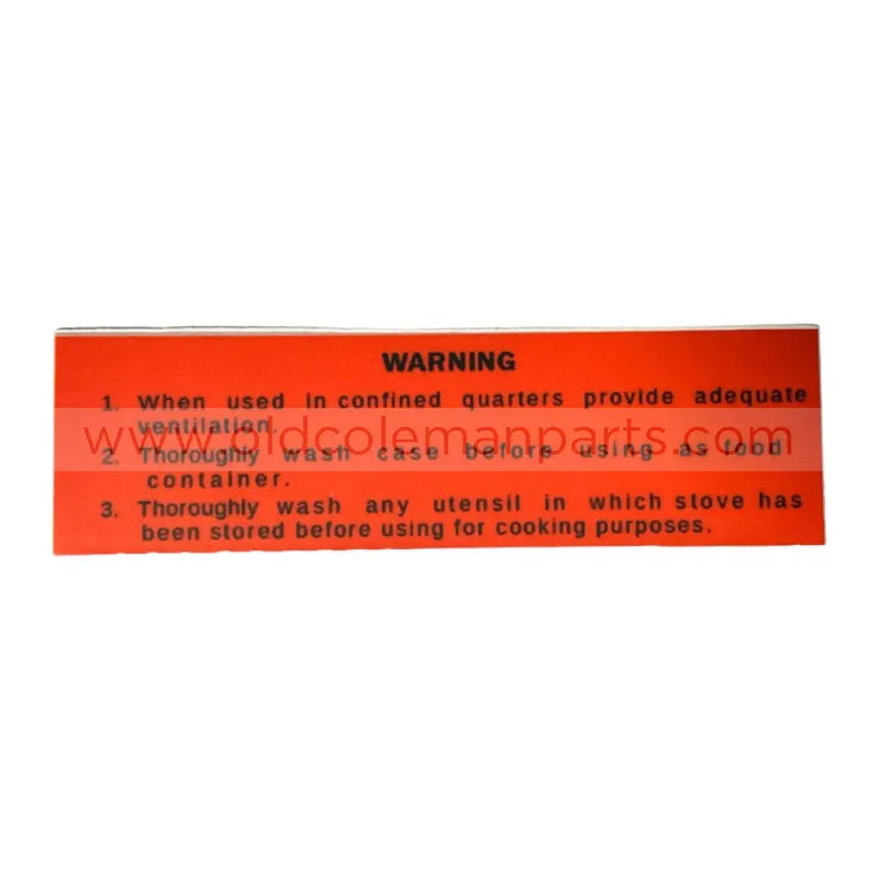 Decal M1950, SMP Warning 1987 - D112