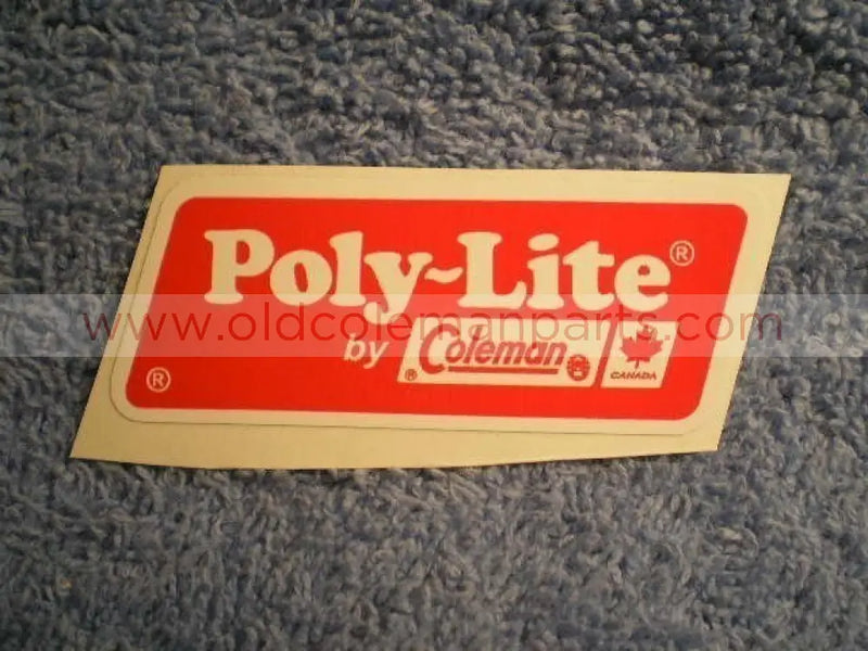 Decal Poly-Lite Block Lettering - D27