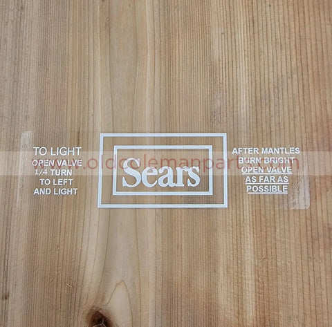 Decal - Sears Rectangle Lantern - D31
