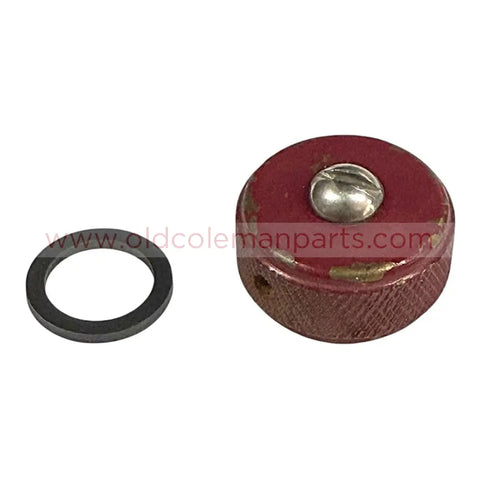 Filler Cap, 3 Piece, Burgundy - E1593
