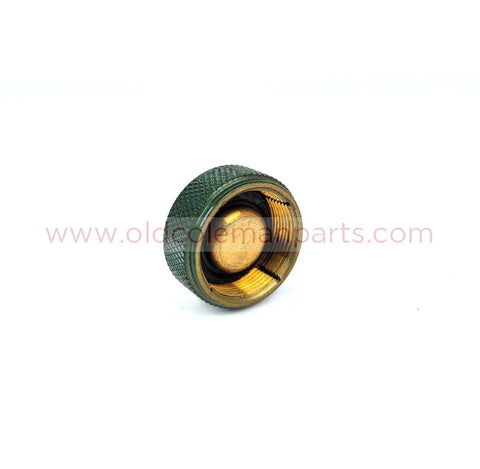 Filler Cap 3 Piece, Green, NOS - E1385