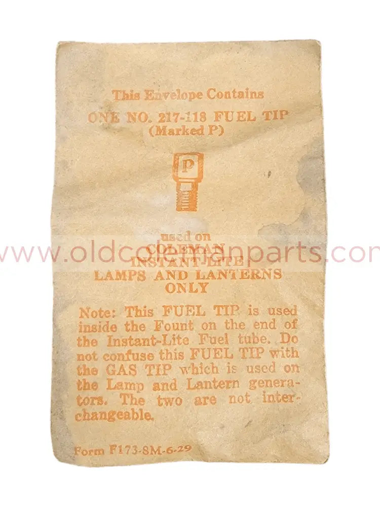 Gas Tip, NOS - GT39