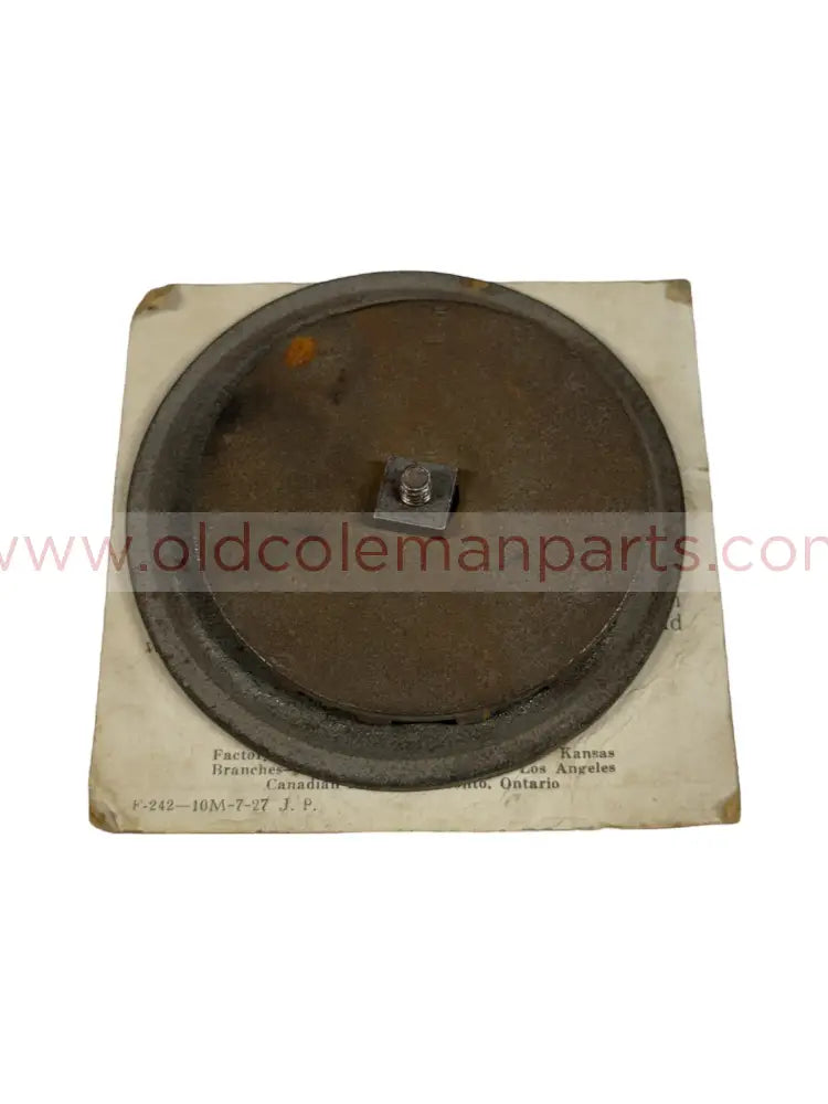Gray Iron Burner Cap, NOS - E1692