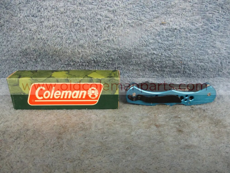Knife Blue Handle Lockback