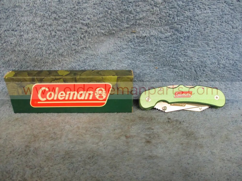 Knife Green Handle Lockback
