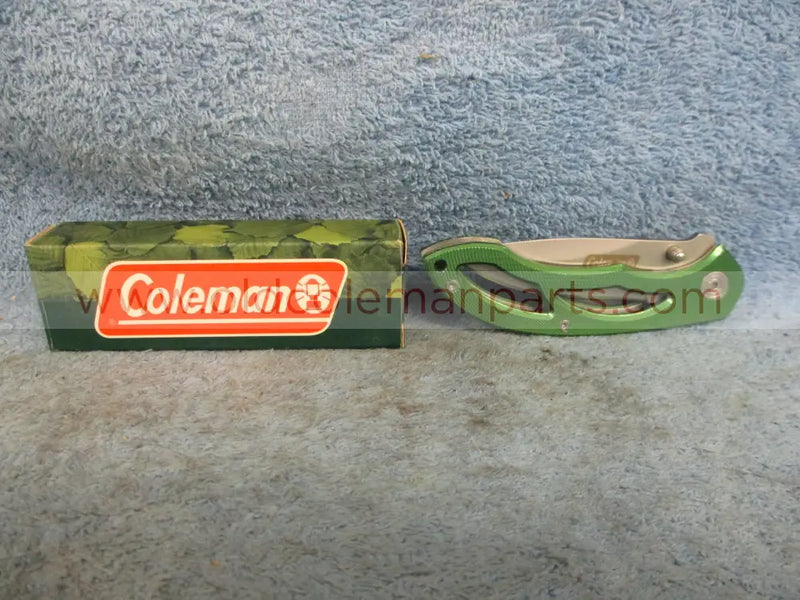 Knife Green Skeleton Handle