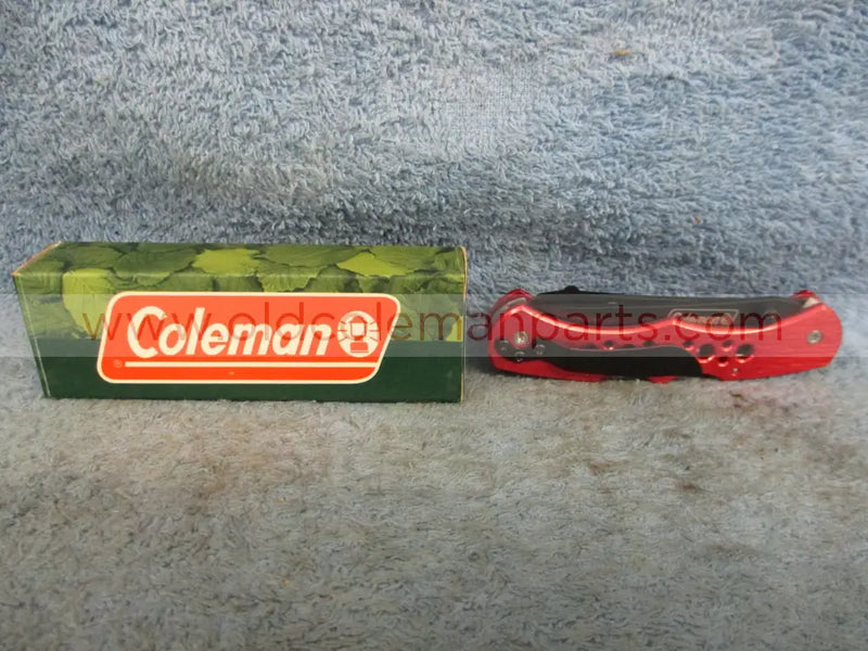 Knife Red Handle Lockback