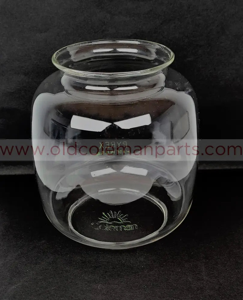 Lamp Globe Pyrex Green Sunrise, Used - G80