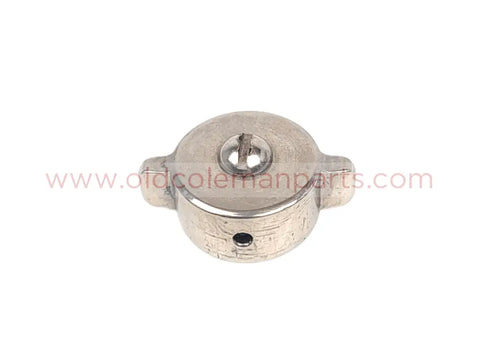 Nickel Plated Filler Cap Winged Used - E1589