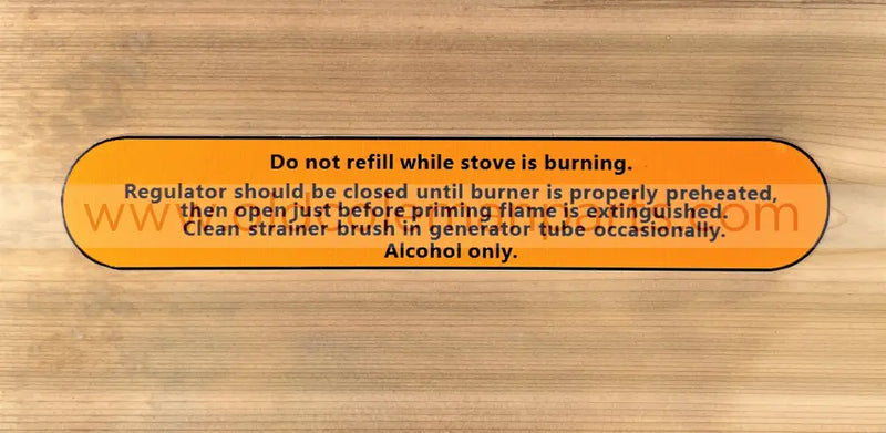 Punker Stove Decal - D79