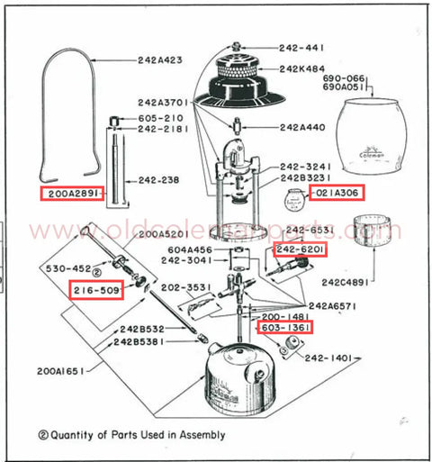 Rebuild Kit - all 242 Model Lanterns - K07