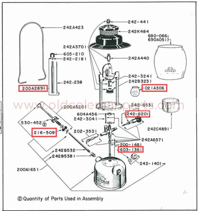 Rebuild Kit - all 242 Model Lanterns - K07
