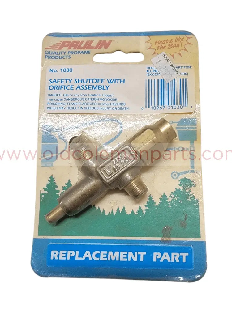 Safety Shut Off With Orifice - E1427
