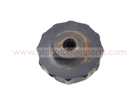 Stove Valve Wheel, Old Style, Black, Used - E1072