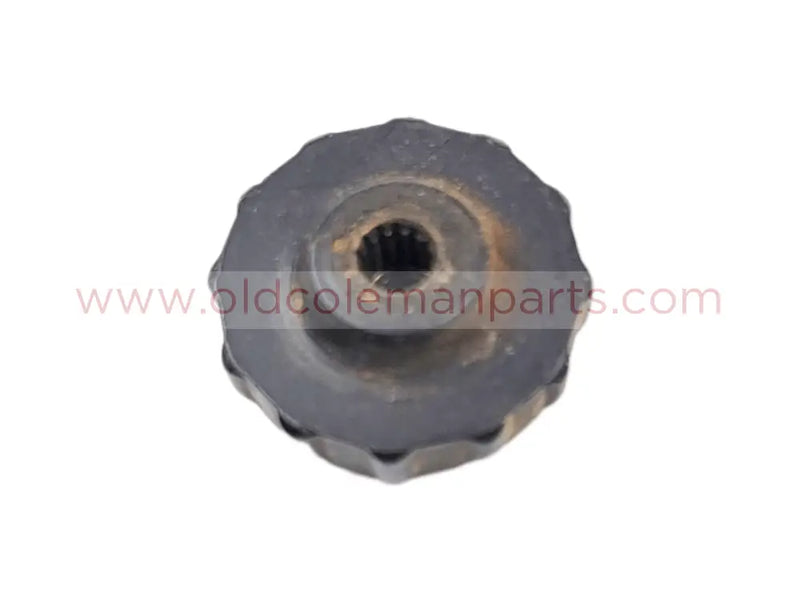 Stove Valve Wheel, Old Style, Black, Used - E1072