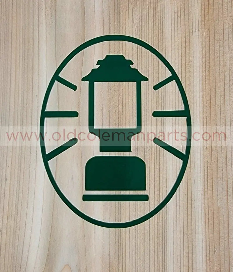 Weatherproof Decal - Lantern Green - D146
