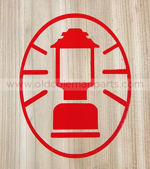 Weatherproof Decal - Lantern Red - D147