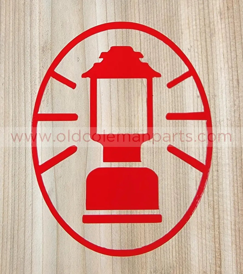Weatherproof Decal - Lantern Red - D147