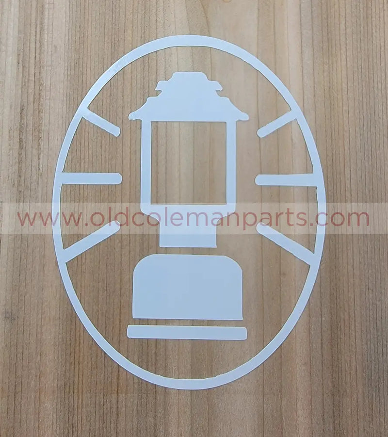 Weatherproof Decal - Lantern White - D148